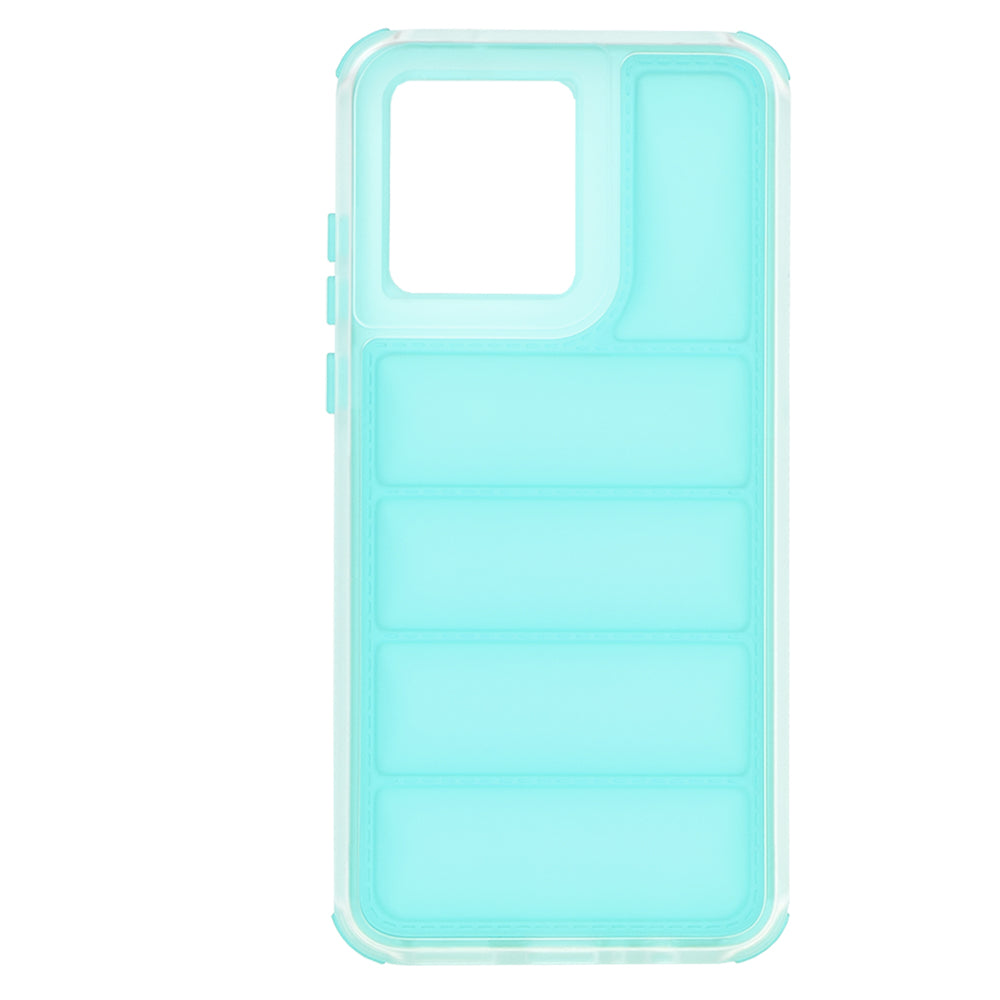 Deksel for Motorola Moto G84, Techsuit, Wave Shield, Turkis