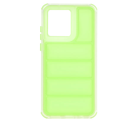 Deksel for Motorola Moto G84, Techsuit, Wave Shield, Grønn