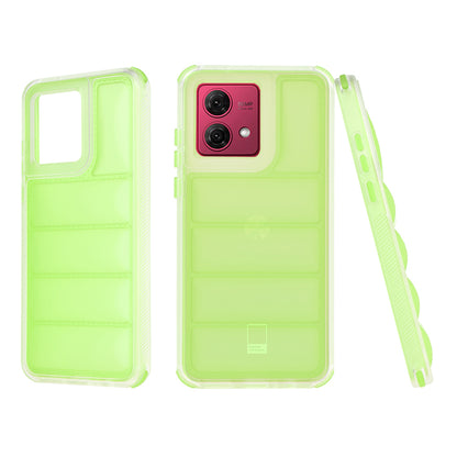 Deksel for Motorola Moto G84, Techsuit, Wave Shield, Grønn