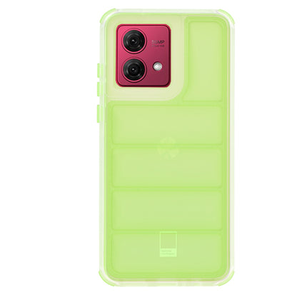Deksel for Motorola Moto G84, Techsuit, Wave Shield, Grønn