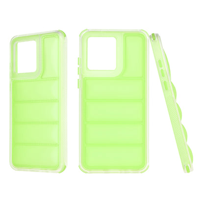 Deksel for Motorola Moto G84, Techsuit, Wave Shield, Grønn