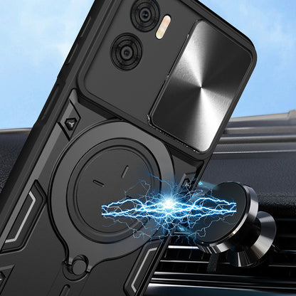 Deksel til Motorola Moto G85, Techsuit, CamGuard Pro, Blå