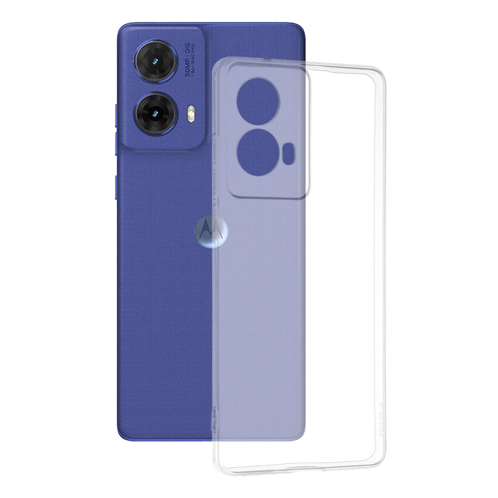 Deksel for Motorola Moto G85, Techsuit, Klar, Gjennomsiktig