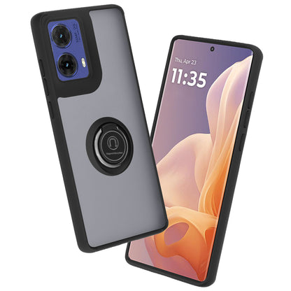 Deksel for Motorola Moto G85, Techsuit, Glinth, Svart