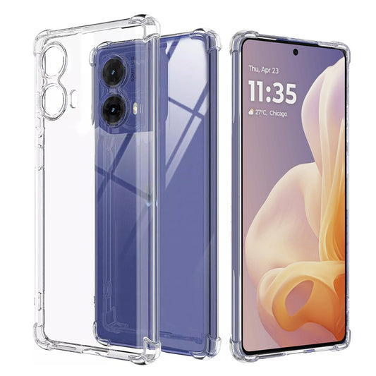 Deksel for Motorola Moto G85, Techsuit, Støtsikker Klar, Transparent