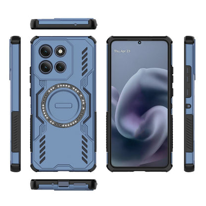 MagSafe-deksel for Motorola Moto G86 Power, Techsuit, ArmorMag, Blå