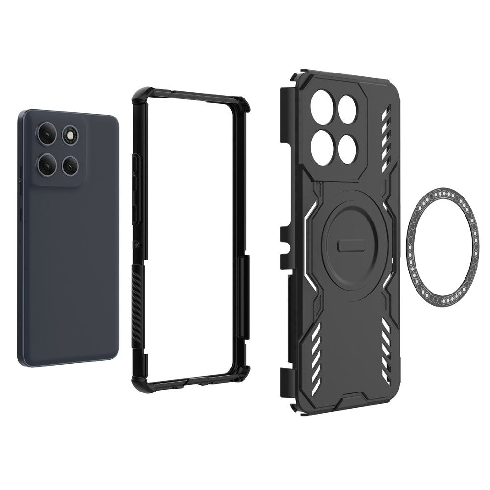 MagSafe-deksel for Motorola Moto G86 Power, Techsuit, ArmorMag, svart
