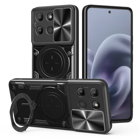 Deksel for Motorola Moto G86 Power, Techsuit, CamGuard Pro, Svart