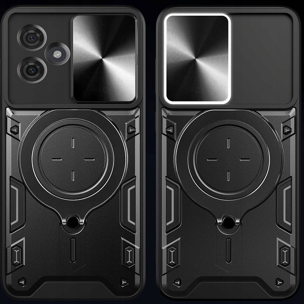 Deksel for Motorola Moto G86 Power, Techsuit, CamGuard Pro, Svart