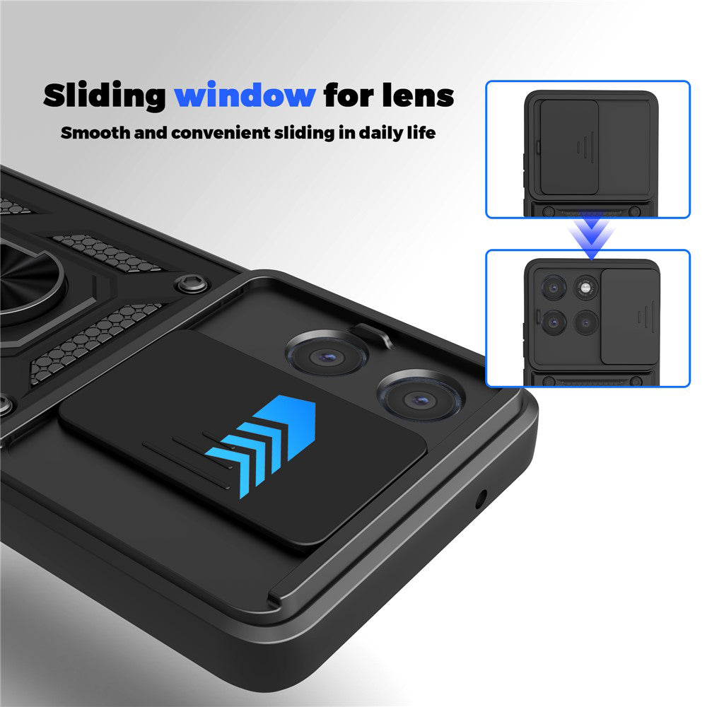 Deksel til Motorola Moto G86 Power, Techsuit, CamShield, Svart