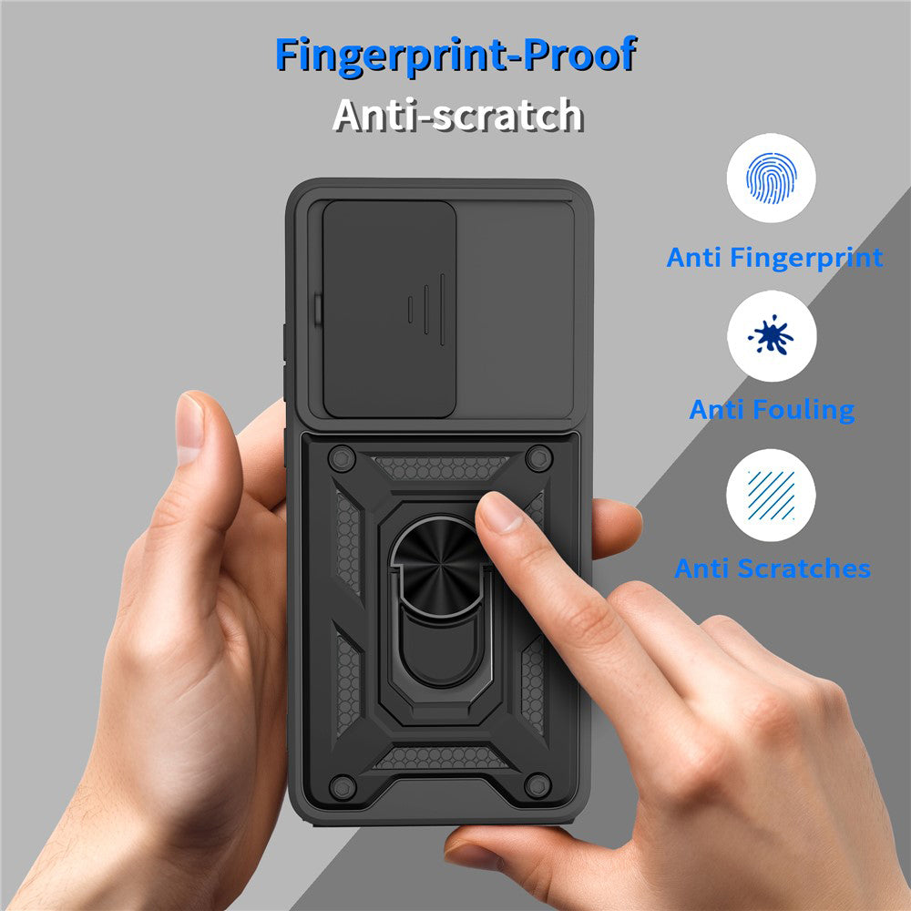 Deksel til Motorola Moto G86 Power, Techsuit, CamShield, Svart