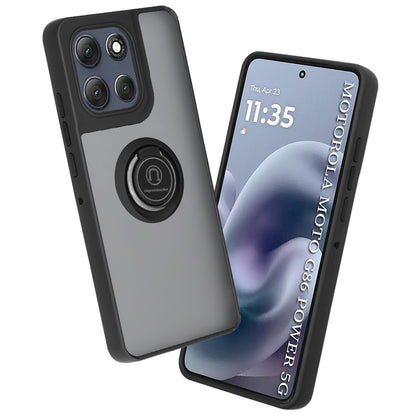 Deksel for Motorola Moto G86 Power, Techsuit, Glinth, Svart
