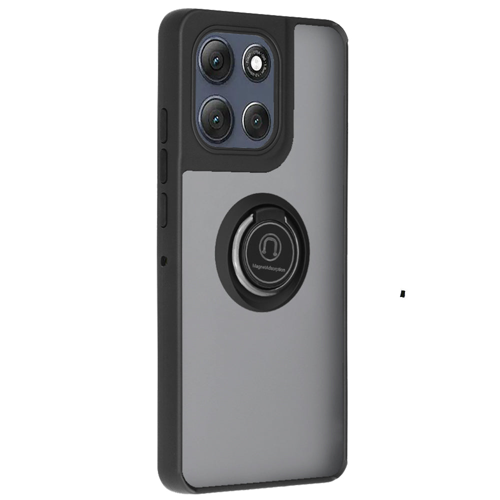 Deksel for Motorola Moto G86 Power, Techsuit, Glinth, Svart