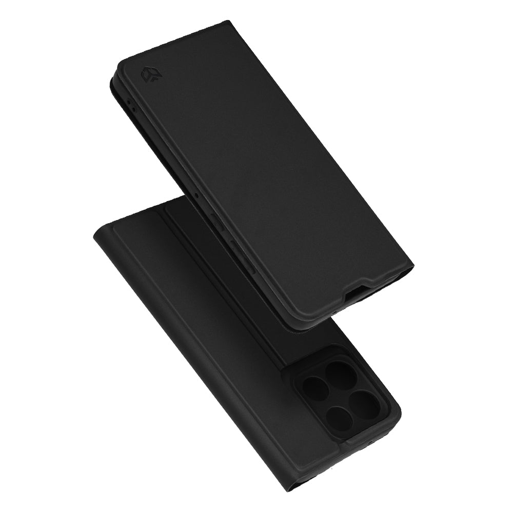 Deksel for Motorola Moto G86 Power, Techsuit, Magskin Book, Svart