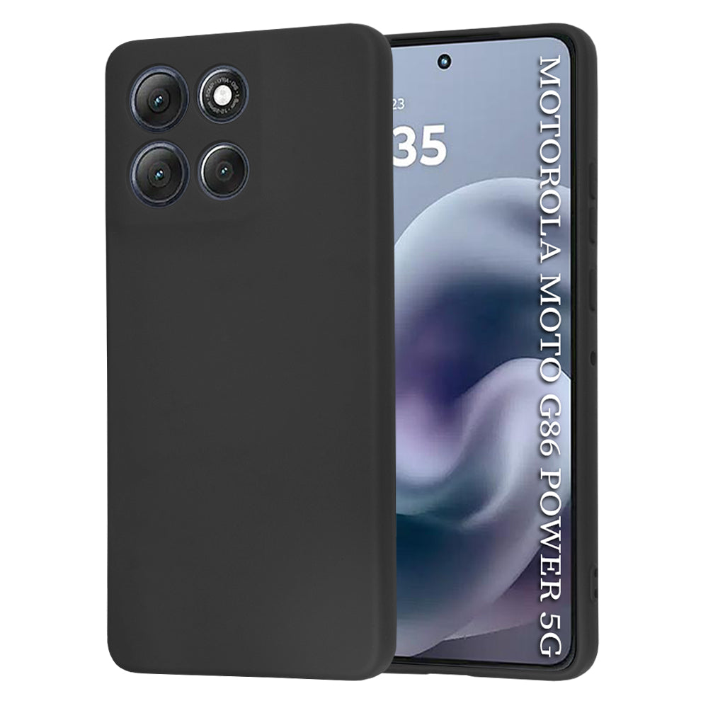 Deksel for Motorola Moto G86 Power, Techsuit, SoftFlex, Svart