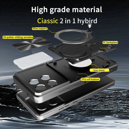 Deksel for Motorola Moto G86, Techsuit, CamGuard Pro, Blå