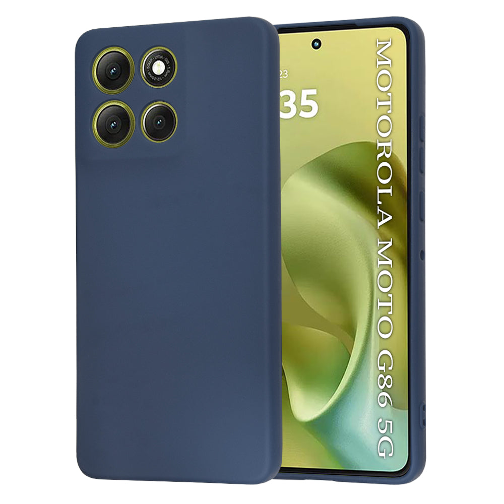Deksel til Motorola Moto G86, Techsuit, SoftFlex, Marineblå