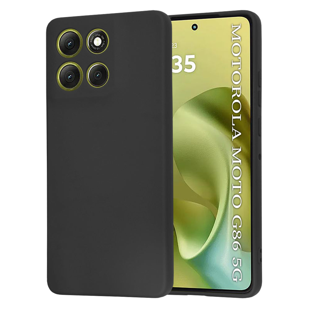 Deksel til Motorola Moto G86, Techsuit, SoftFlex, Svart