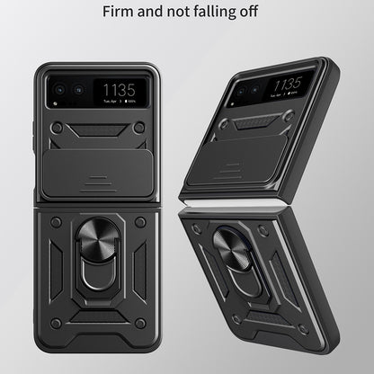 Deksel til Motorola Razr 40, Techsuit, CamShield, Svart