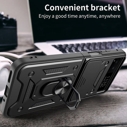 Deksel til Motorola Razr 40, Techsuit, CamShield, Svart