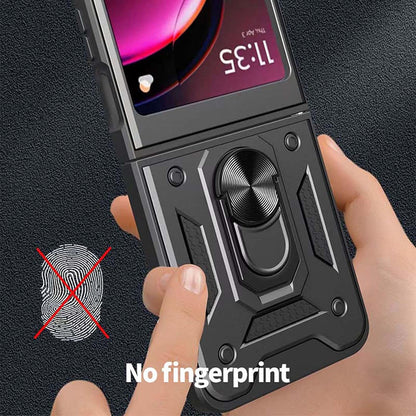 Deksel for Motorola Razr 60 / Razr 50, Techsuit, CamShield, Svart