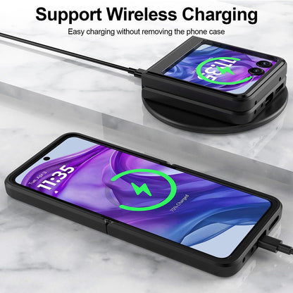 Deksel til Motorola Razr 60 Ultra, Techsuit, CamShield, Svart