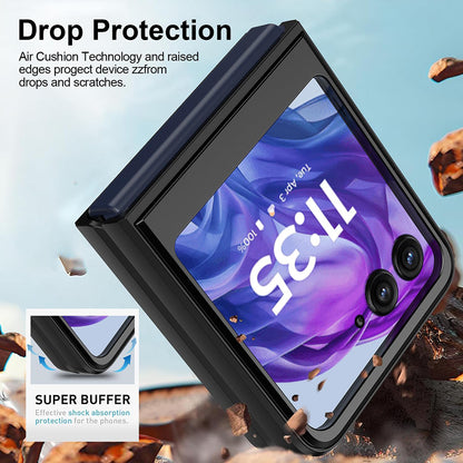Deksel til Motorola Razr 60 Ultra, Techsuit, CamShield, Svart