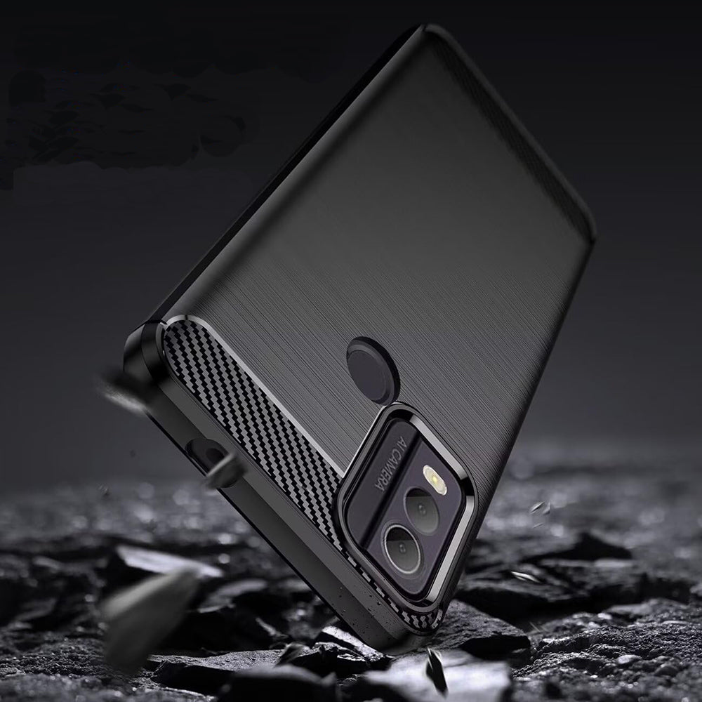 Deksel til Nokia C22, Techsuit, Karbon, Svart
