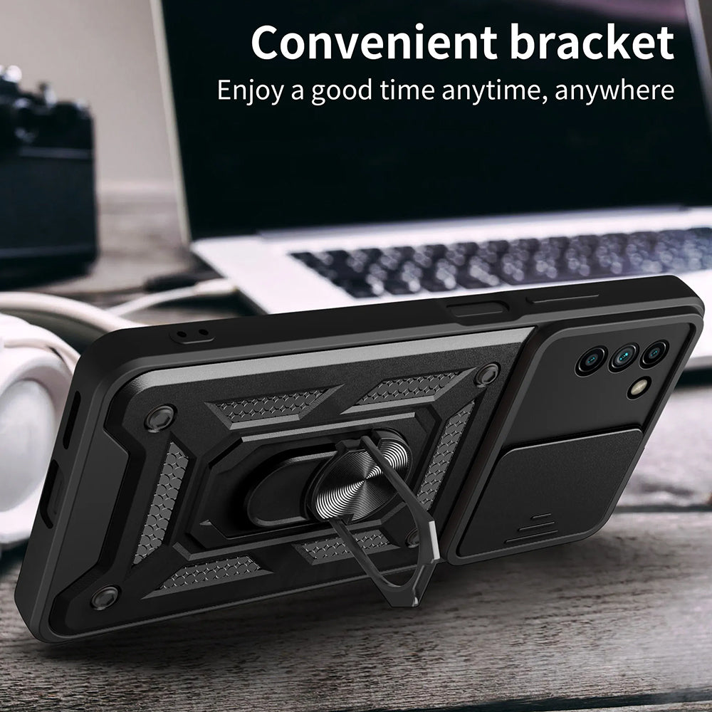 Deksel til Nokia G21 / G11, Techsuit, CamShield, Svart