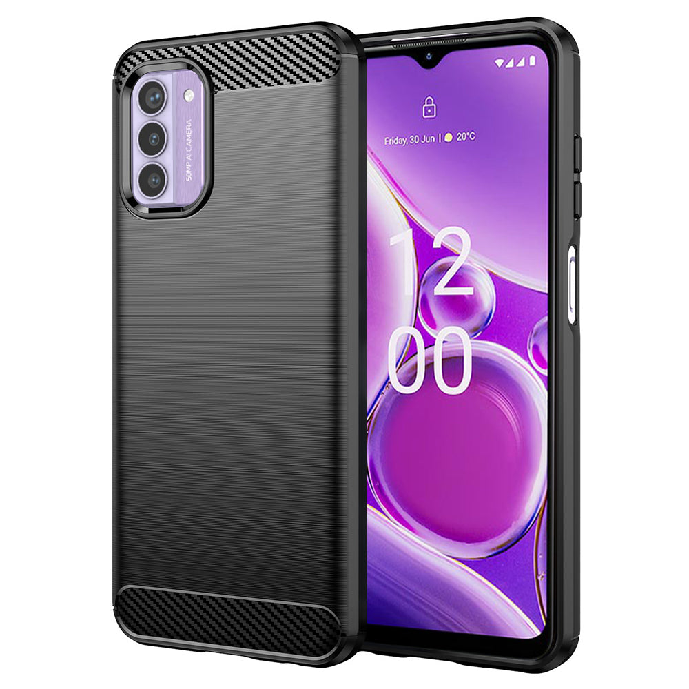 Deksel til Nokia G42, Techsuit, Karbon, Svart