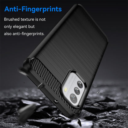 Deksel til Nokia G42, Techsuit, Karbon, Svart