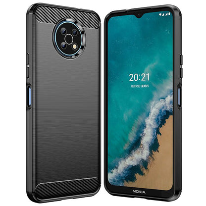 Deksel til Nokia G50, Techsuit, Karbon, Svart
