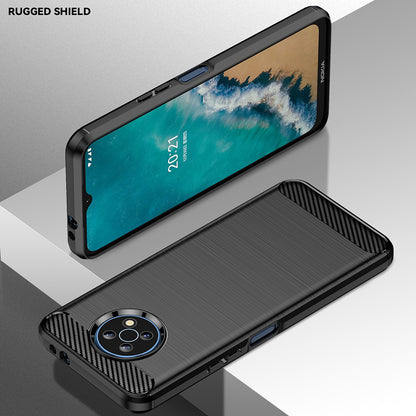 Deksel til Nokia G50, Techsuit, Karbon, Svart