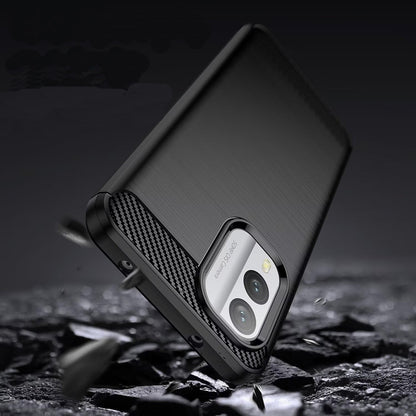 Deksel til Nokia X30, Techsuit, Karbon, Svart