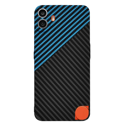 Deksel for Nothing CMF Phone 1, Techsuit, Carbonite FiberShell, Svart Bleu