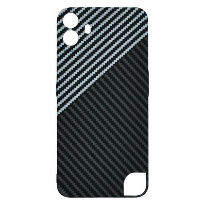 Deksel for Nothing CMF Phone 1, Techsuit, Carbonite FiberShell, Svart Grå
