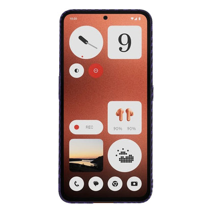 Deksel til Nothing CMF Phone 1, Techsuit, Carbonite FiberShell, Lilla