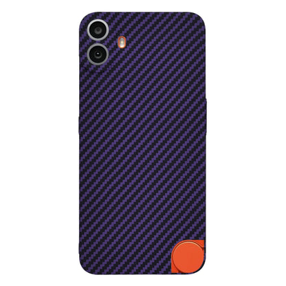 Deksel til Nothing CMF Phone 1, Techsuit, Carbonite FiberShell, Lilla