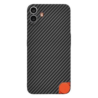 Deksel for Nothing CMF Phone 1, Techsuit, Carbonite FiberShell, Svart