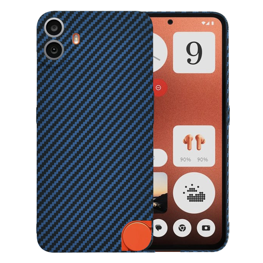 Deksel for Nothing CMF Phone 1, Techsuit, Carbonite FiberShell, Turkis