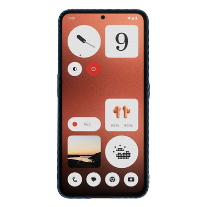 Deksel for Nothing CMF Phone 1, Techsuit, Carbonite FiberShell, Turkis