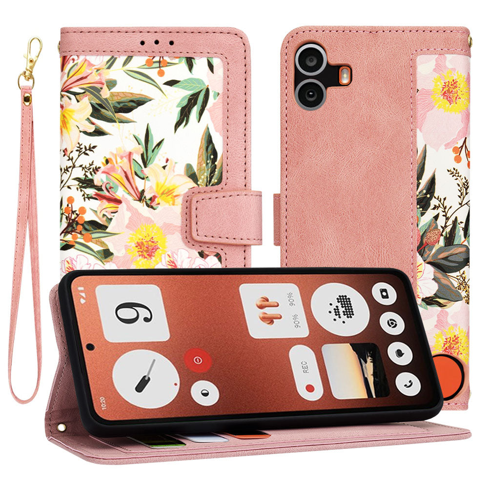 Deksel for Nothing CMF Phone 1, Techsuit, FlipCraft, Rosa
