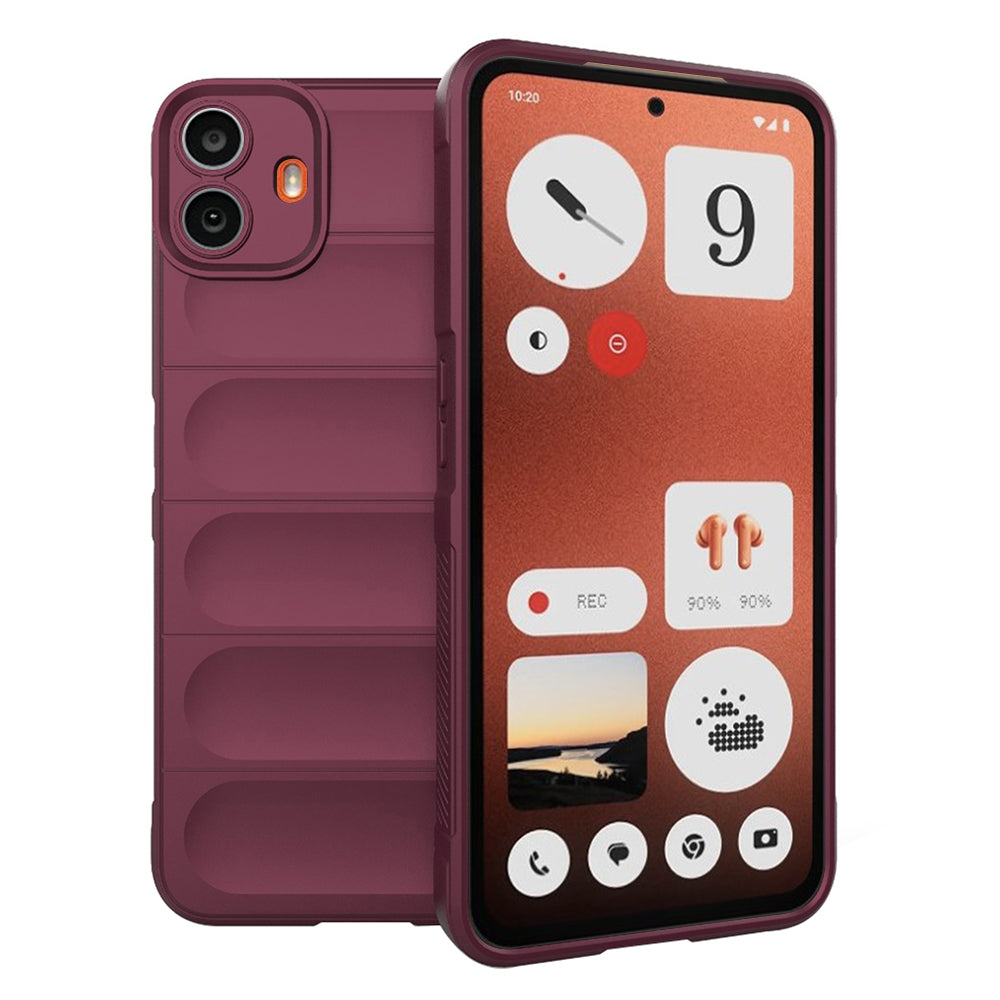 Deksel for Nothing CMF Phone 1, Techsuit, Magic Shield, Burgunder