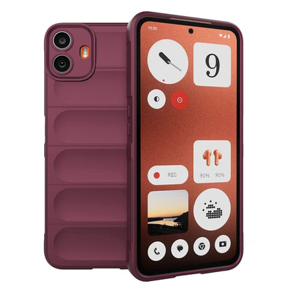 Deksel for Nothing CMF Phone 1, Techsuit, Magic Shield, Burgunder