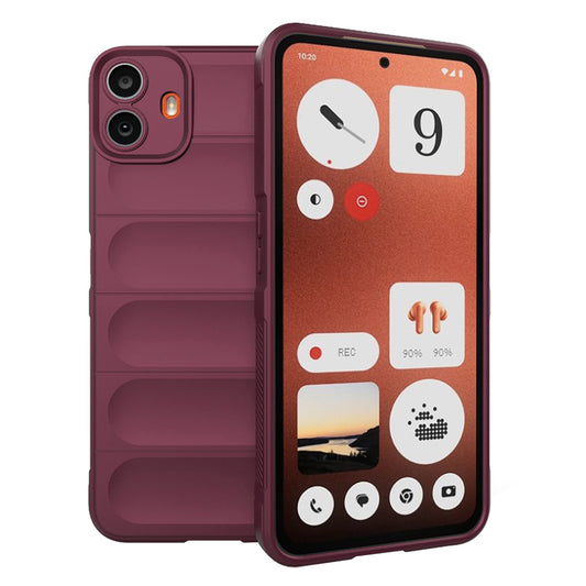 Deksel for Nothing CMF Phone 1, Techsuit, Magic Shield, Burgunder