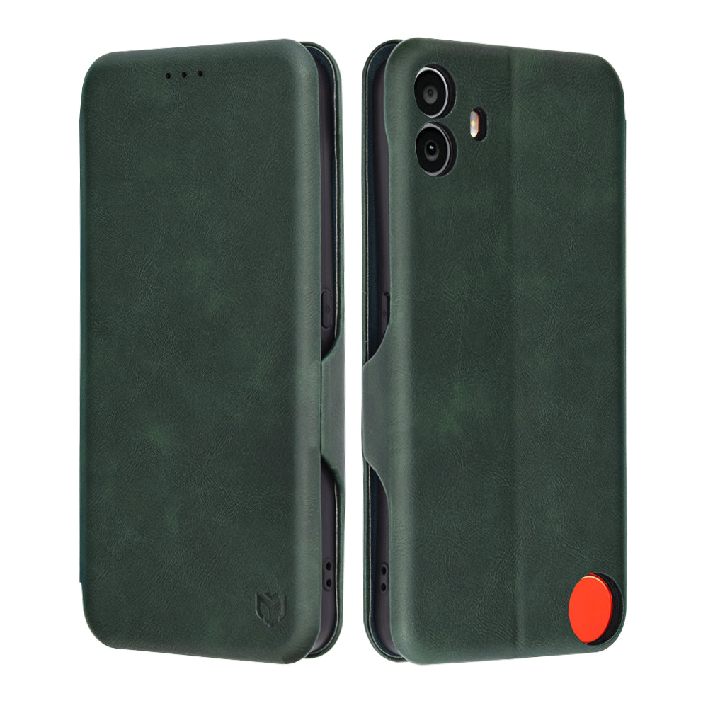 Deksel for Nothing CMF Phone 1, Techsuit, Safe Wallet Plus, Grønn