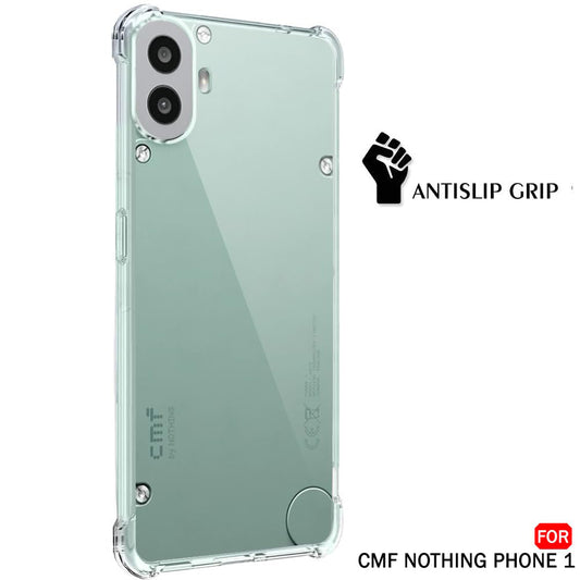 Deksel for Nothing CMF Phone 1, Techsuit, Støtsikker Klar, Transparent