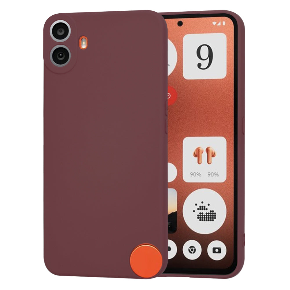 Deksel til Nothing CMF Phone 1, Techsuit, SoftFlex, Burgunder