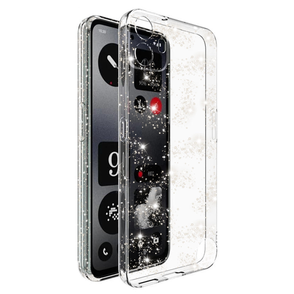 Deksel for Nothing CMF Phone 1, Techsuit, SparkleSkin, Transparent