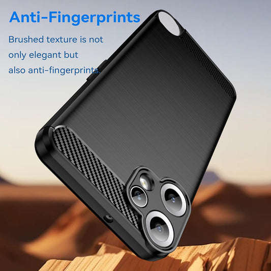 Deksel for Nothing CMF Phone 2 Pro, Techsuit, Karbon, Svart